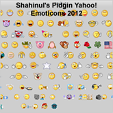 Shahinul's Pidgin Yahoo! Emoticons 2012 (LQ and HQ)